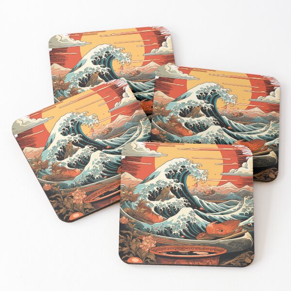 Item preview, Japanese great waves designed and sold by TurekDudi.
