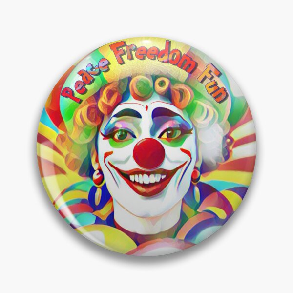 Item preview, Peace Freedom Fun - colorful Let's Party CLOWN designed and sold by kikidu21.