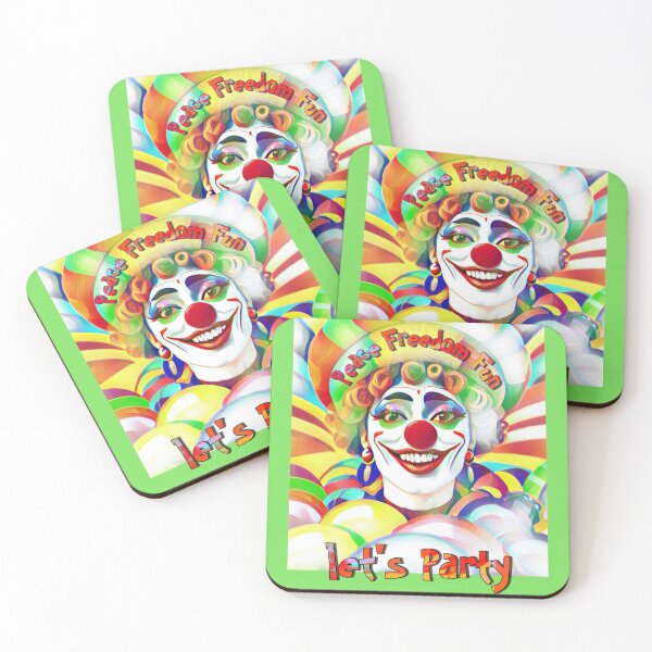 Item preview, Peace Freedom Fun - colorful Let's Party CLOWN designed and sold by kikidu21.