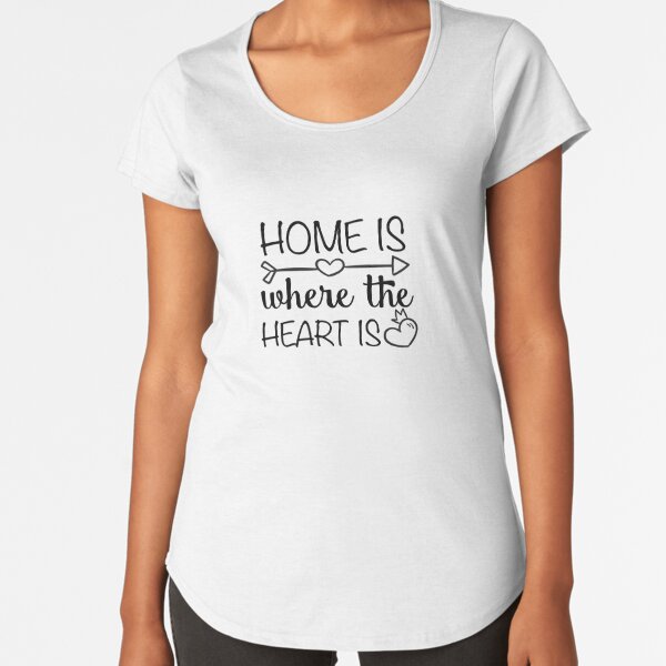 Home is where the heart is. (quote symbols)' Kids' T-Shirt