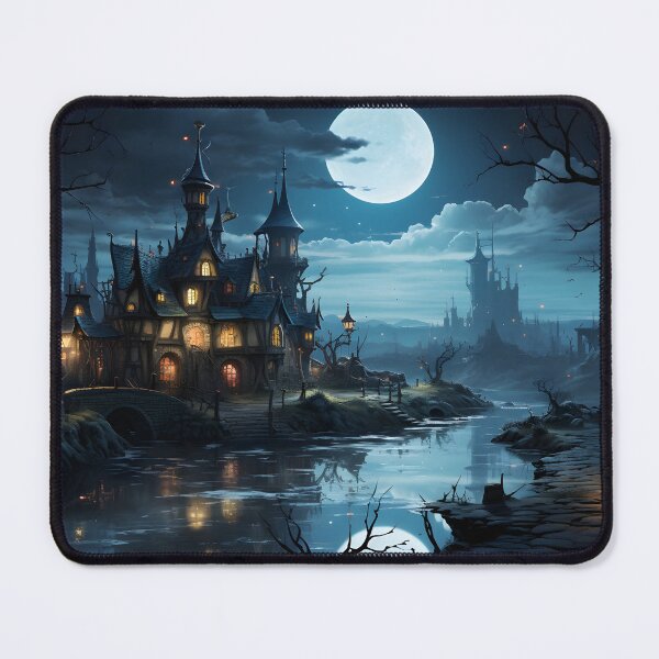 Item preview, "Enchanting Winter Wonderland: Large Lake Fairy Kingdom Scene" designed and sold by eliftirandaz.