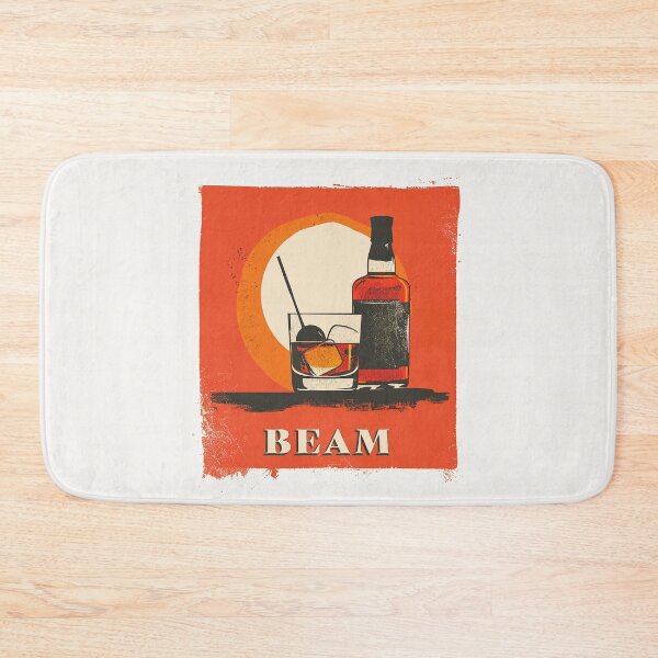 Item preview, Beam Bourbon - Vintage-Inspired Whiskey Art designed and sold by Retro Travel Design.