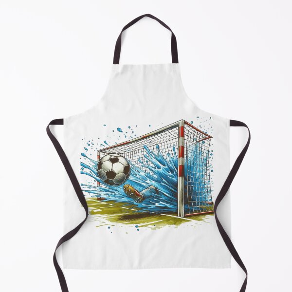 Item preview, scores in the left corner of the goal during a soccer match. designed and sold by PaintMeWorld.