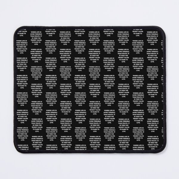 Item preview, Samurai quote :Where life is more terrible than death, it is then the truest valor to dare to live. designed and sold by asbno19.