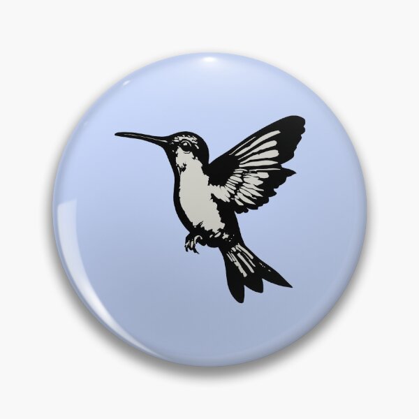 Item preview, Hummingbird in black ink designed and sold by AD-Digital-Art.