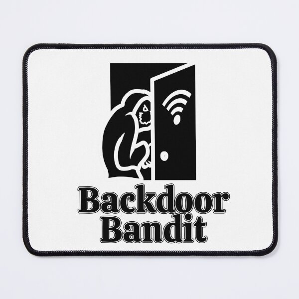 Item preview, Backdoor Bandit: A Hacker/Red Team Design (Black w/ Text) designed and sold by McNerdic.