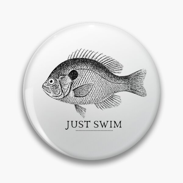 Item preview, SIMPLE FISH JUST SWIM designed and sold by FutureFiesta.