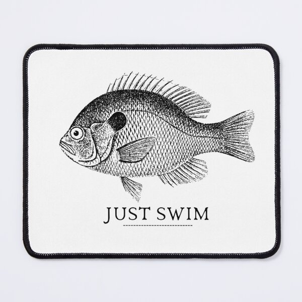 Item preview, SIMPLE FISH JUST SWIM designed and sold by FutureFiesta.