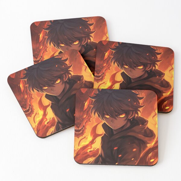 Item preview,  "Inferno Fury - Anime Fire Character" designed and sold by eliftirandaz.