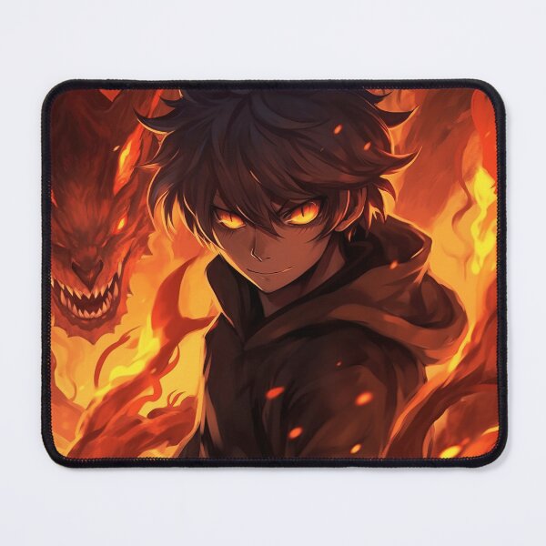 Item preview, "Inferno Fury - Anime Fire Character" designed and sold by eliftirandaz.