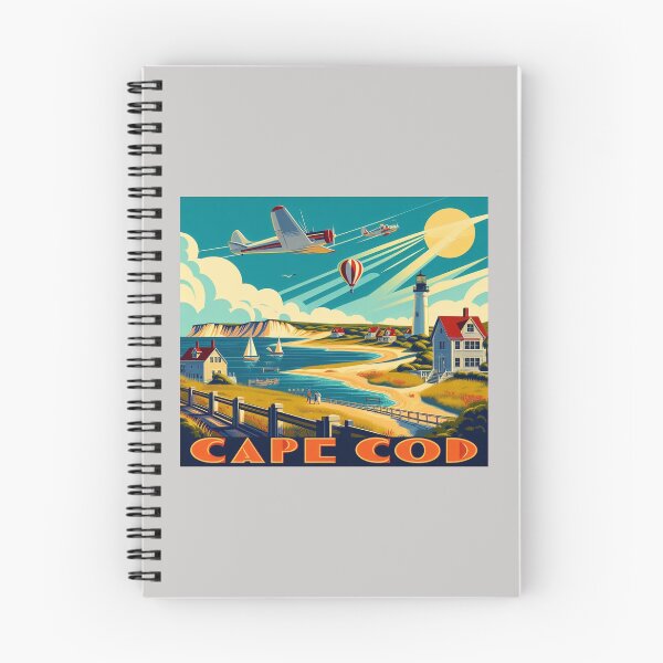Item preview, Cape Cod retro travel poster designed and sold by VistaMar.