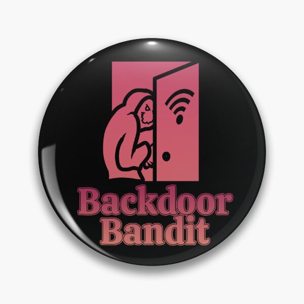 Item preview, Backdoor Bandit: A Hacker/Red Team Design (Red w/ Text) designed and sold by McNerdic.