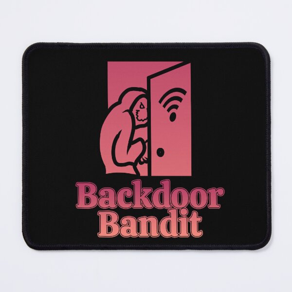 Item preview, Backdoor Bandit: A Hacker/Red Team Design (Red w/ Text) designed and sold by McNerdic.