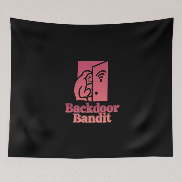 Item preview, Backdoor Bandit: A Hacker/Red Team Design (Red w/ Text) designed and sold by McNerdic.