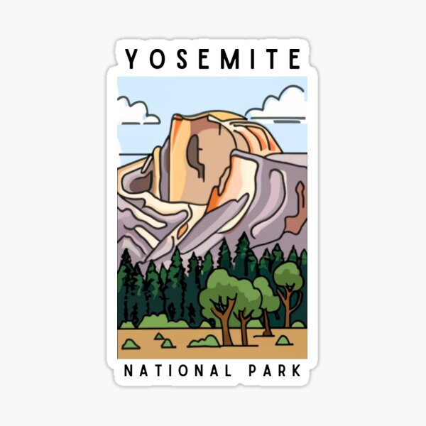 Item preview, Yosemite National Park designed and sold by WatercolorWilds.