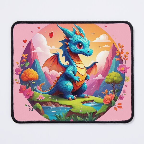 Item preview, Fairytale dragon world: splendor of colors in the heart of nature designed and sold by Minpadesign.