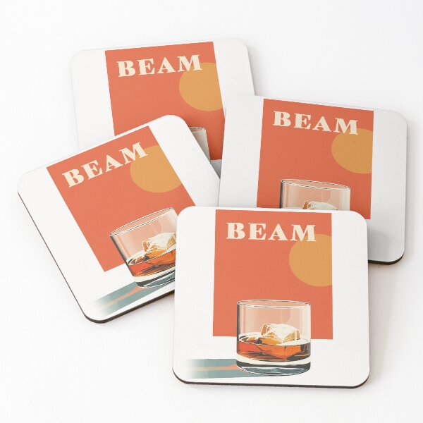 Item preview, Beam - Minimalist Whiskey Elegance designed and sold by Retro Travel Design.