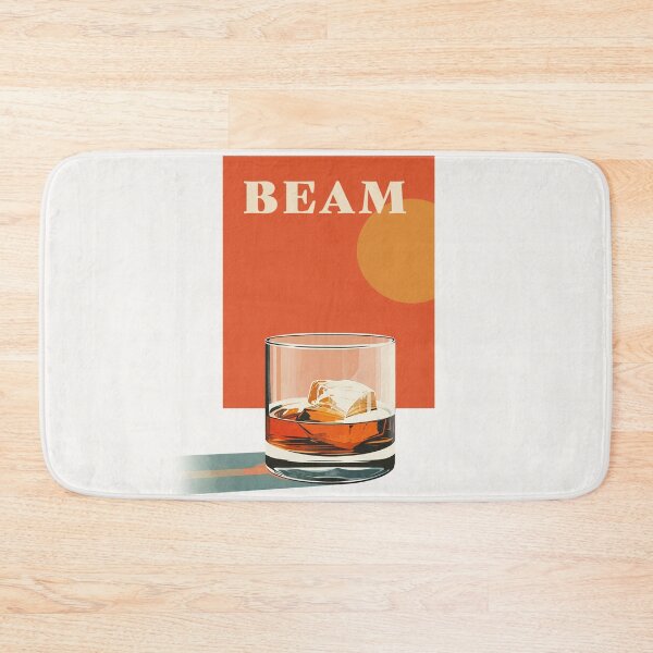 Item preview, Beam - Minimalist Whiskey Elegance designed and sold by Retro Travel Design.