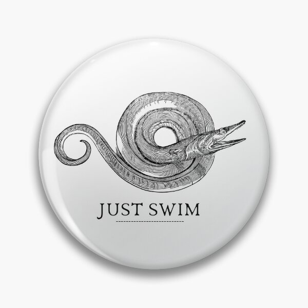 Item preview, SIMPLE FISH JUST SWIM designed and sold by FutureFiesta.