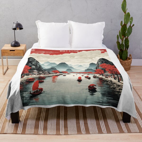 Item preview, Beijing China Vintage Poster Tourism  designed and sold by TravelersGems.