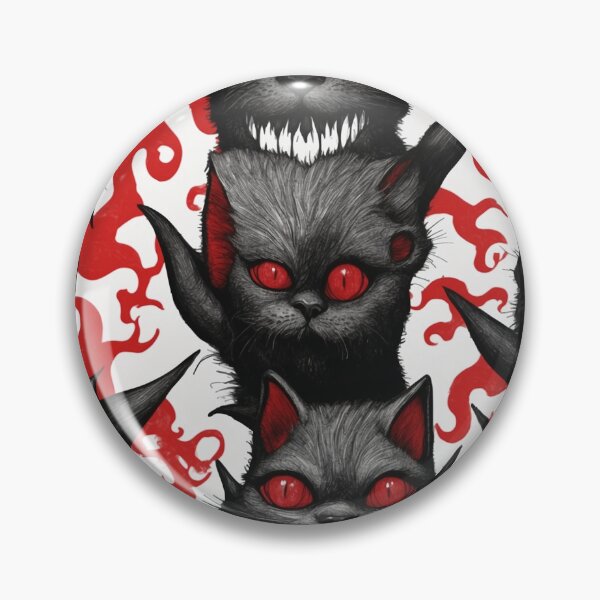 Item preview, Demonic Cat - Angry - Evil - Red Eye designed and sold by ARTARG.