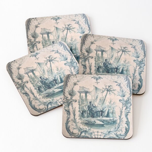 Item preview, Chinoiserie Motif of Mother and Children designed and sold by TheChinoiserie.