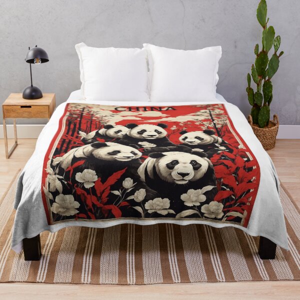 Item preview, Chinese Panda China Vintage Poster Tourism 2 designed and sold by TravelersGems.