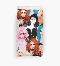 VIBRANCE feat. RuPaul's Drag Race Queens Bianca, Adore, Alaska, Katya, Trixie, Sharon, Alyssa, Violet Duvet Cover