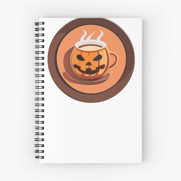 Item preview, Hot coffee pumpkin on a circle designed and sold by cheekyfoxart.