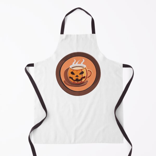 Item preview, Hot coffee pumpkin on a circle designed and sold by cheekyfoxart.