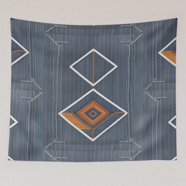 Item preview, Jeans clothes, orange embroidered 4 designed and sold by Kader101.