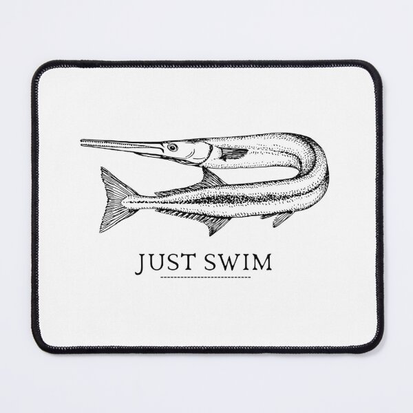 Item preview, SIMPLE FISH JUST SWIM designed and sold by FutureFiesta.