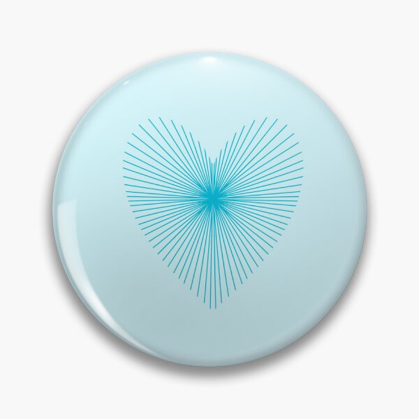 Item preview, Blue Radial Heart designed and sold by StudioWilde.