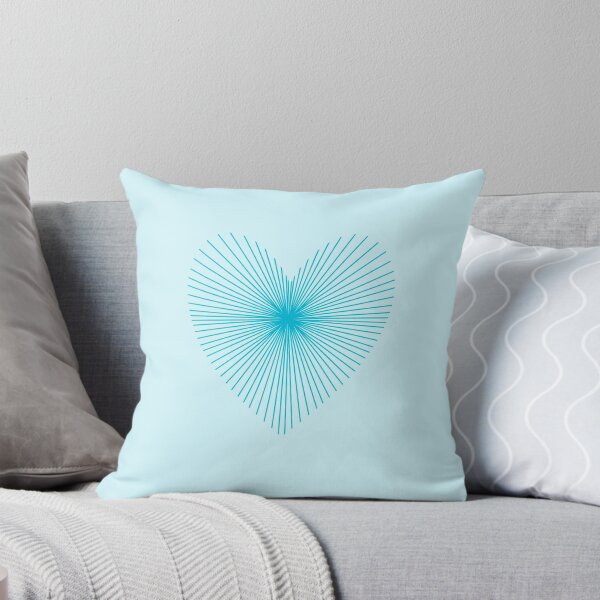 Aperçu de l'œuvre Coeur Radial Bleu créée et vendue par StudioWilde.