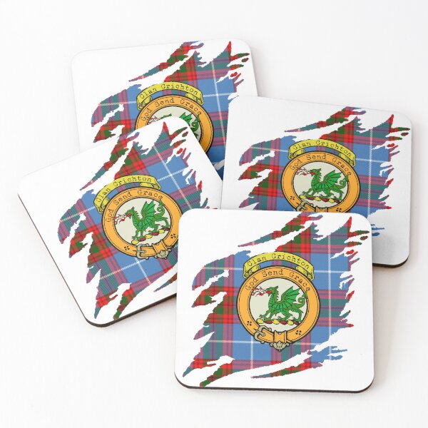 Item preview, Crichton Crest Scottish Surname Tartan designed and sold by BagTown Clans.