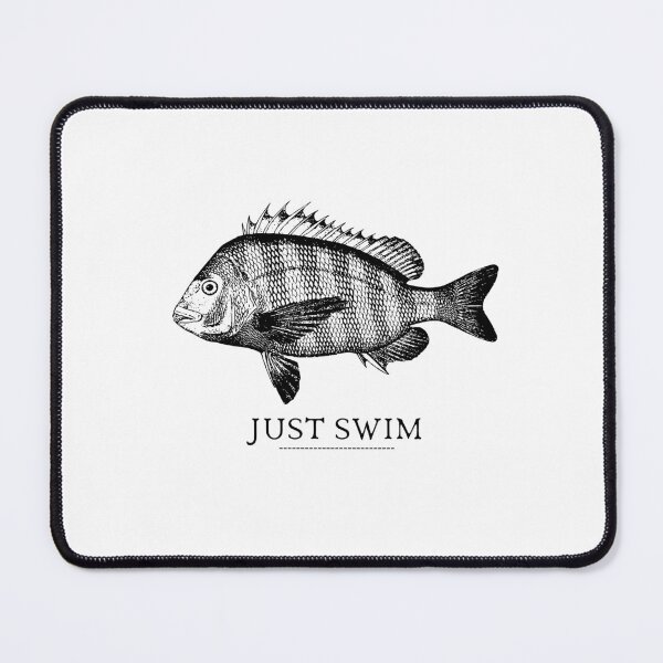 Item preview, SIMPLE FISH JUST SWIM designed and sold by FutureFiesta.