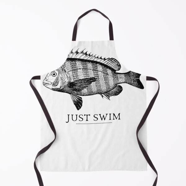 Item preview, SIMPLE FISH JUST SWIM designed and sold by FutureFiesta.
