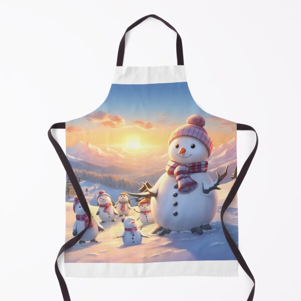 Item preview, Snowy Playtime: A Winter Sunset designed and sold by Shirtastically.