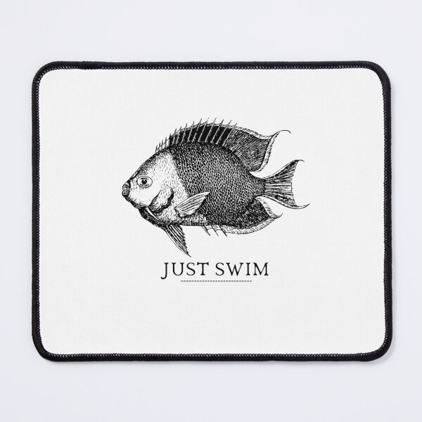 Item preview, SIMPLE FISH JUST SWIM designed and sold by FutureFiesta.