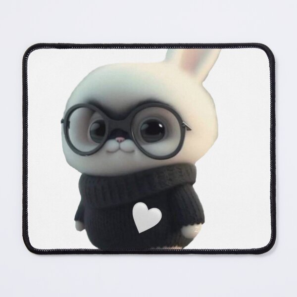 Item preview, Drawing: hare with glasses designed and sold by Victoriella-v.