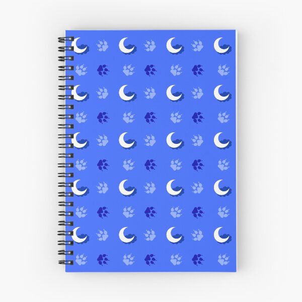 Item preview, Blue Wolf Prints With Moons designed and sold by Echotone.