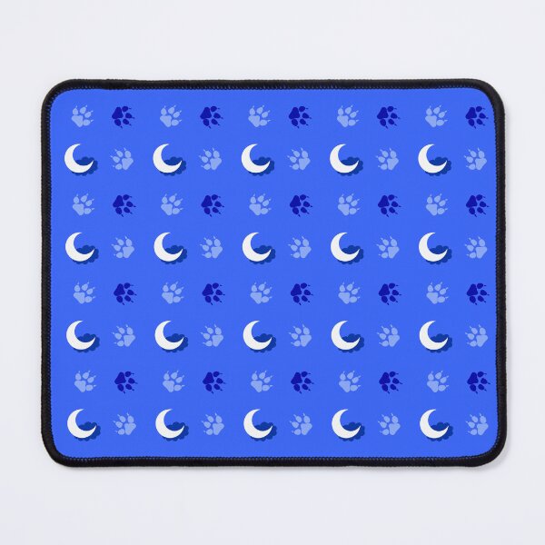 Item preview, Blue Wolf Prints With Moons designed and sold by Echotone.
