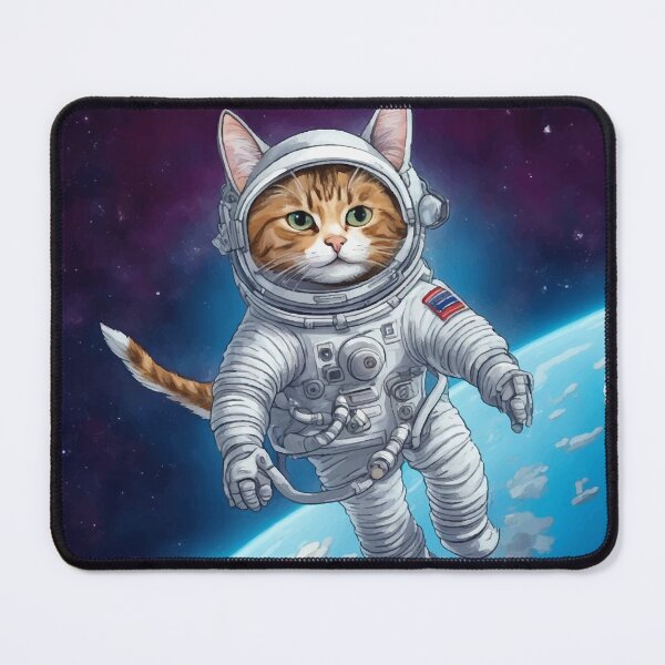 Item preview, Astronaut cat in outer space designed and sold by Magazin-Brenda.