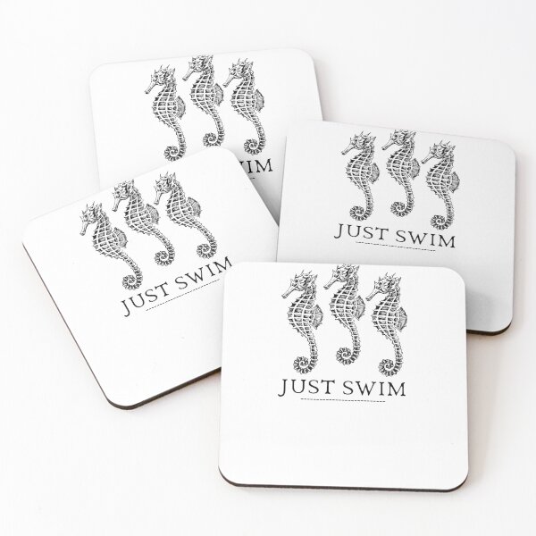 Item preview, SIMPLE FISH SEAHORSE JUST SWIM designed and sold by FutureFiesta.