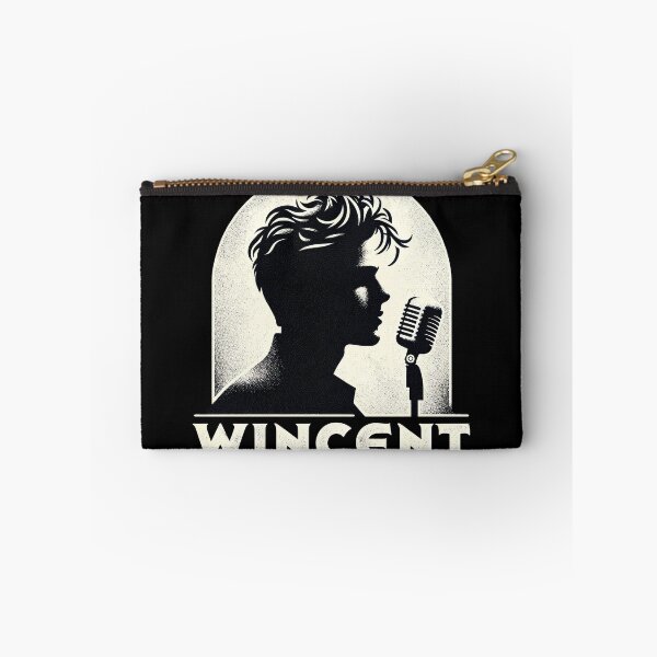 Item preview, Wincent Weiss Retro Style (on black) designed and sold by Retro Travel Design.