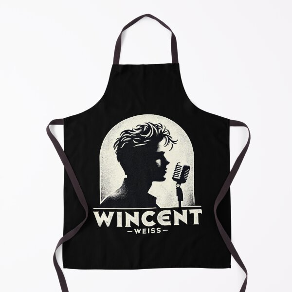 Item preview, Wincent Weiss Retro Style (on black) designed and sold by Retro Travel Design.