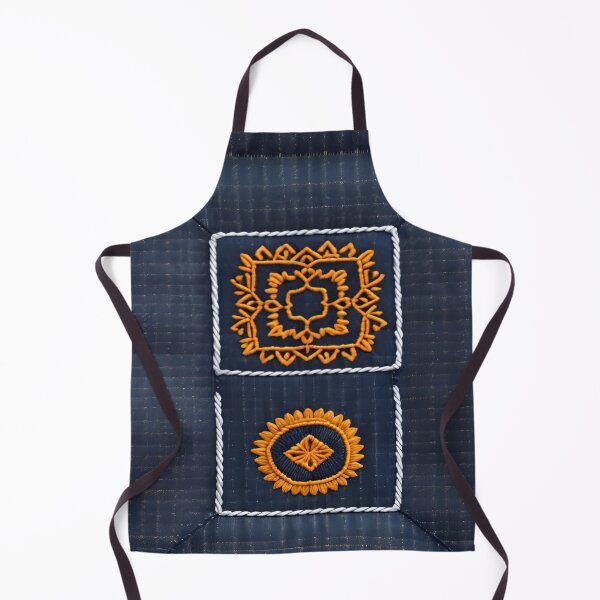 Item preview,  Jeans clothes, orange embroidered  jeans 5 designed and sold by Kader101.