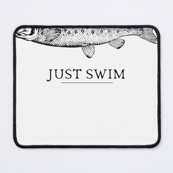 Item preview, SIMPLE FISH JUST SWIM designed and sold by FutureFiesta.