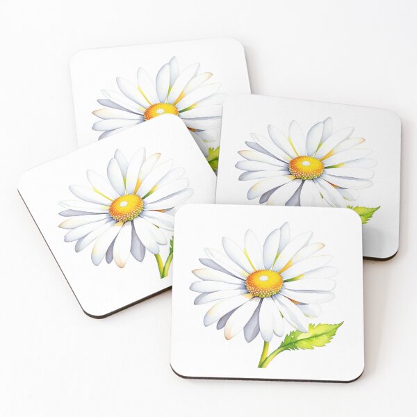 Item preview, January 1 Daisy Day B - Watercolors & Pen designed and sold by Oldetimemercan.