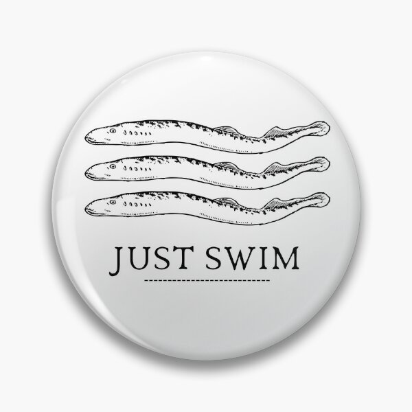 Item preview, SIMPLE FISH JUST SWIM designed and sold by FutureFiesta.